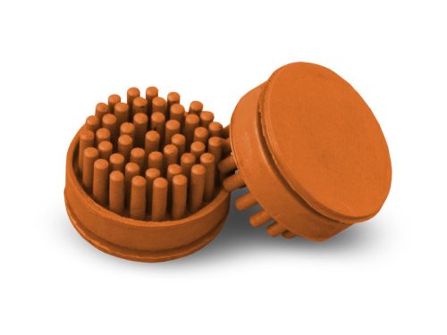 Octo Gumiszőnyeg tisztító gomb narancssárga díszítő elem 10 db