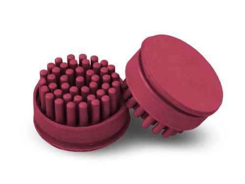 Octo Gumiszőnyeg tisztító gomb piros díszítő elem 10 db