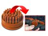 Octo Gumiszőnyeg tisztító gomb zöld dísztő elem 10 db