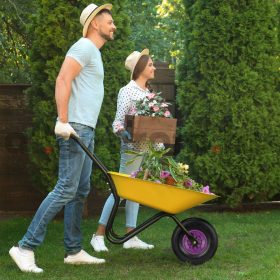   Ø320x75 mm Pótkerék alkatrész gumi belsővel és külső gumi borítással 2 pár 4.00-6" kézikocsi, fűnyíró, kistraktor, kiskocsi pótkerék készlet