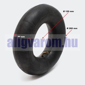   Ø 280x90 mm gumi belső 11x4.00-5 fűnyíró, kistraktor, kiskocsi kerék pótalkatrész