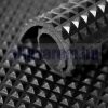SBR 4x1200 csúszásgátló gumiszőnyeg gyémántmintás 4 mm vastagság 1200 mm széles tekercs piramis mintás méterenként rendelhető