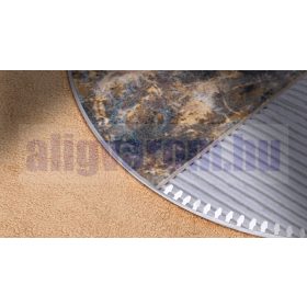   OX 12 mm Hajlítható valódi réz élvédő görbíthető burkolatváltó csempeprofil padlólap szegély kültérre, beltérre 12x2500 mm