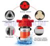 Hidrofor tartályos 12V hydrofor szivattyú mini házi vízmű önfelszívó membrán szivattyú 130W 680 l