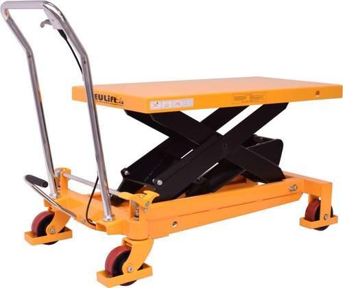 Hidraulikus ollós emelőasztal kézi szállító és mobil hidraulikus emelő kocsi 1000 kg teherbírás,  mobil emelő asztal ollósemelő