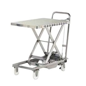 Ollós emelőasztal, kezi szallito, hidraulikus emelo kocsi 100kg