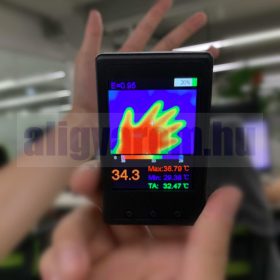   Hőkamera, mini infra kamera. Érintésmentes hőmérséklet mérés, LCD kijelsővel