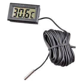   Hőmérő külső érzékelővel 10 méter kábellel, digitális hőmérséklet mérő hosszú vezetékkel