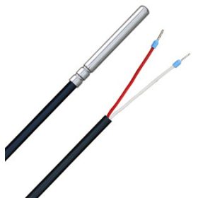   KTY 81-110 hőmérséklet jeladó, érzékelő szenzor, hőmérő szenzor PVC kábel Ellenállás 25 °C-nál: 1 kΩ