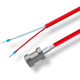   Kontakt PT100 hőmérő, hőmérséklet érzékelő, jeladó, szilikon kábel csőre szerelhető