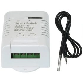   Wifi-s hőmérő és páratartalom mérő vezeték nélküli hőmérséklet-páratartalom termosztát kapcsoló