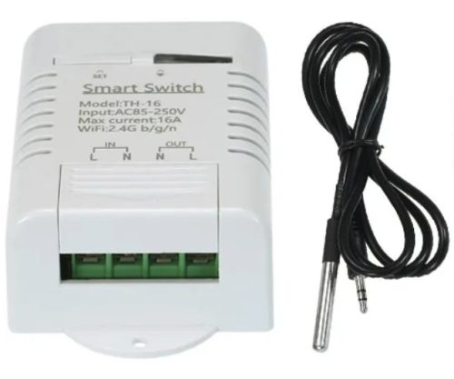 Wifi-s hőmérő és páratartalom mérő vezeték nélküli hőmérséklet-páratartalom termosztát kapcsoló