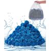 Szűrőlabdák homokszűrőhöz 1,42 kg kék nagy hatékonyságú újrahasználható szűrőanyag