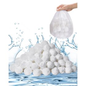   Szűrőlabdák homokszűrőhöz 0,7 kg fehér újrahasználható medence szűrőanyag