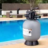 Homokszűrős vízforgató 45GPM áramlási sebességű 482,6 mm-es homokszűrő szivattyú 458x458x835mm