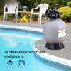 Homokszűrős vízforgató 45GPM áramlási sebességű 482,6 mm-es homokszűrő szivattyú 458x458x835mm