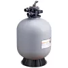 Homokszűrős vízforgató 609,6 mm tartállyal 65 GPM, 7 funkciós többjáratú szelep