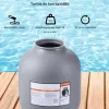 Homokszűrős vízforgató 132 L/perc áramlási sebesség 406,4 mm-es szűrőrendszer 400x400x820 mm