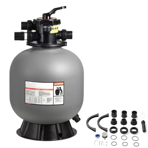 Homokszűrő rendszer 500 mm tartállyal nagy teljesítményű medence szűrő 189,3 L/perc kapacitással