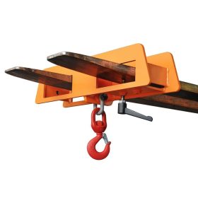   Hordóemelő függeszthető kiegészítő, daruhorog 2 targonca villára, 1500 kg teherbírású