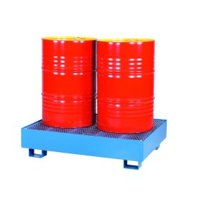   Hordótartó és hordó tároló állvány és kármentő tálca két hordó számára 