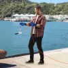 Kompakt mágneses horgászkészlet kültéri használatra 318 kg húzóerejű egyoldalas N35 neodímium mágnessel, könnyű, rozsdamentes kivitelben, víz alatti fémkereséshez