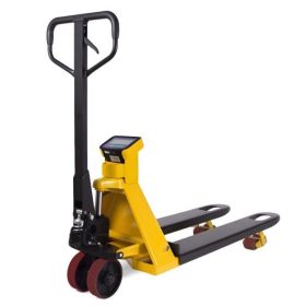   Raklapemelő béka digitális mérleggel 2,5 tonnás teherbírás 0,5 kg-os lépték