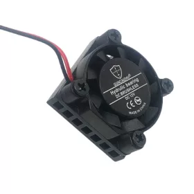 Hűtőborda és hűtőventilátor 24V 25x25 mm heatsink fan
