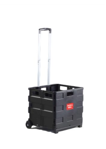 Húzható láda összecsukható tárolókocsi 20 kg teherbírás. Könnyű, alumínium. Súlya csak 2,5 kg