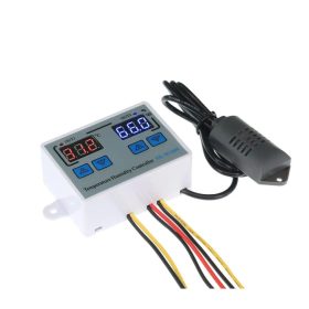   Hőmérséklet- és páratartalom-szabályozó elektronika 24V állítható intelligens digitális kijelző, nagy pontosságú