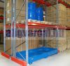 IBC tartály tartó állvány és kármentő tálca kettő 1000 literes tartály számára 