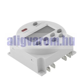   12V időkapcsoló időzítő kapcsoló óra egyenáramú digitális maximum 1000W 16 Heti vagy napi ki-be program 