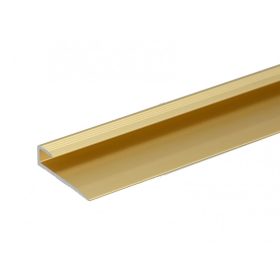 AV Laminált lap indító profil arany takaróprofil 9x900 mm eloxált alumínium szegély szél