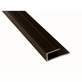 AV Laminált lap indító profil bronz takaróprofil 13x2700 mm eloxált alumínium szegély záróprofil szé