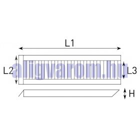   Ipari mobil rámpa nagy teherbírású 300x40 cm 2700 kg/db 5400 kg/pár teherbírás 1 db Hordozható teherautó rámpa munkagép személyemelő kisgép traktor 