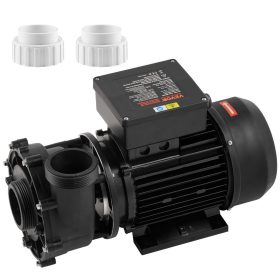   2 sebességes jakuzzi szivattyú, 56 keret, pezsgőfürdős jakuzzi szivattyú két sebességgel, 1900 W / 43 m³/h / 18 m nagy sebesség vagy 450 W / 21,5 m³/h / 4,4 m alacsony sebesség