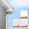 Mini split vezetékkészlet burkolat 76 mm széles 3110 mm hosszú PVC csővezeték burkolat klímához 5 egyenes csatornával