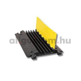   Kábelhíd, ipari kábelcsatorna 5 csatornás kábelvédő 900 x 600 x 75 mm közép elem, padlócsatorna esésgátló parkolókba, raktárakba B13