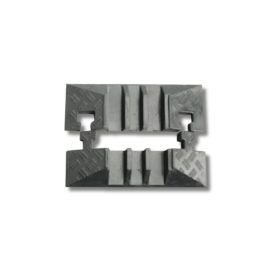  Ipari kábelcsatorna 3 csatornás 60x50 mm, kábelvédő 200 x 600 x 75 mm vég elem, kábelhíd esésgátló parkolókba, raktárakba B14 vég 