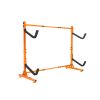 Kajaktartó 1265x788x1380 mm szabadon álló kajakállvány 2 kajakhoz, 1230-1825 mm szélességállítási tartomány