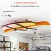Mennyezeti kajaktartó állvány 2 kajakhoz kenuállvány 113,4 kg teherbírású mennyezeti tárolórendszer