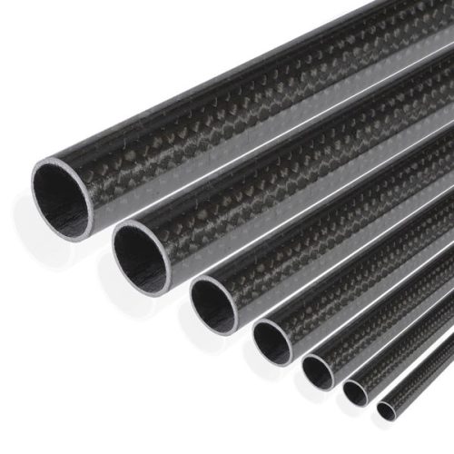 Karbon cső Ø28/26x1000 mm Szénszálas carbon90 fokos szövésű fényesre lakkozott