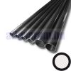 Karbon cső Ø28/26x1000 mm Szénszálas carbon90 fokos szövésű fényesre lakkozott