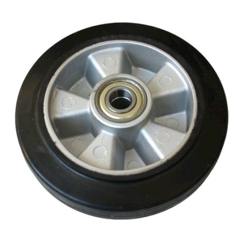 Ø 160 kerék raklapmozgató, raklapemelő béka számára. Alumínium felni gumi futófelület átmérő 160 mm