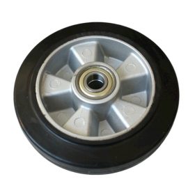   Ø 180 mm kerék raklapmozgató, raklapemelő béka számára. Alumínium felni gumi futófelület 