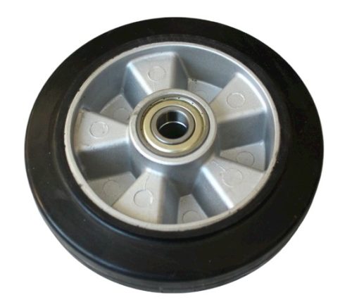 Ø 180 mm kerék raklapmozgató, raklapemelő béka számára. Alumínium felni gumi futófelület 