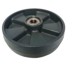   Ø 200 mm öntöttvas acél kerék raklapmozgató, raklapemelő számára. Nagy teherbírású, öntöttvas kivitelt átmérő 200x50 mm