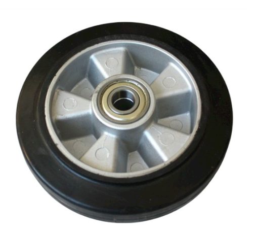 Ø 200 mm kerék raklapmozgató, raklapemelő béka számára. Alumínium felni gumi futófelület átmérő 200 mm