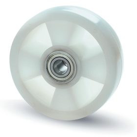   Ø200 mm Poliamid kerék dupla golyós csapágyazással távtartó gyűrűvel