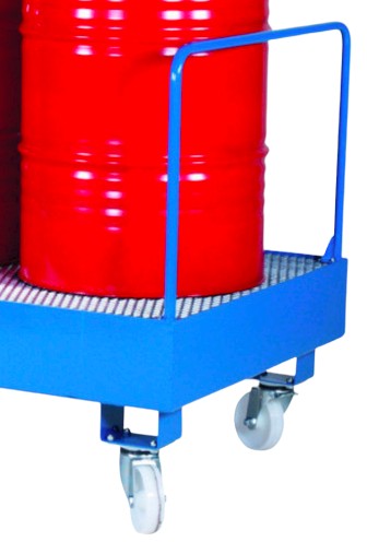 Kerék készlet hordótartó és hordó tároló állványhoz fékezhető kerékkel